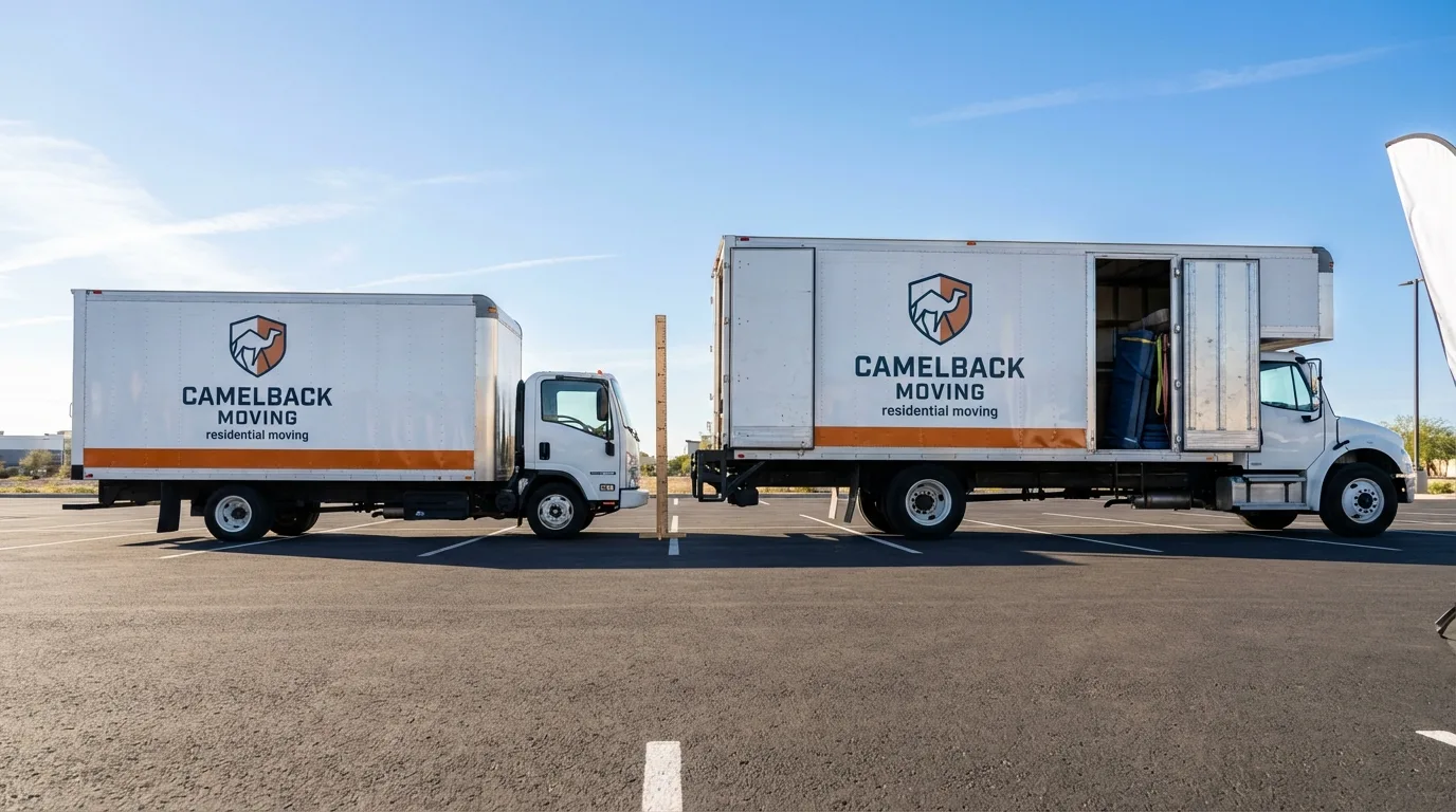 Moving truck size capacity guide in Lovettsville